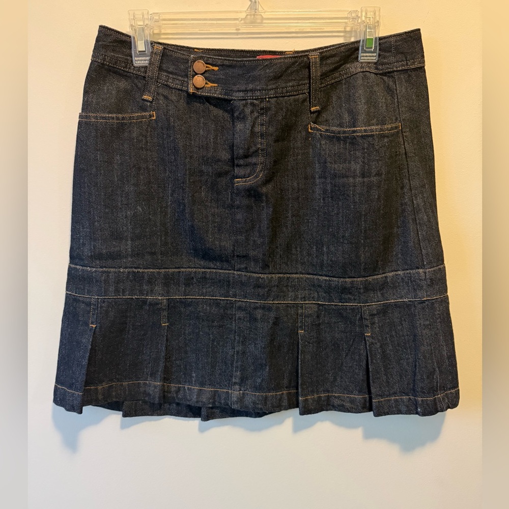 Mossissue Mossimo VINTAGE Dark Denim Cotton Skirt Y2K